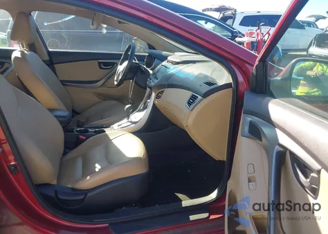 2013 Hyundai Elantra Limited z USA, uszkodzony, nr VIN 5NPDH4AE6DH351371